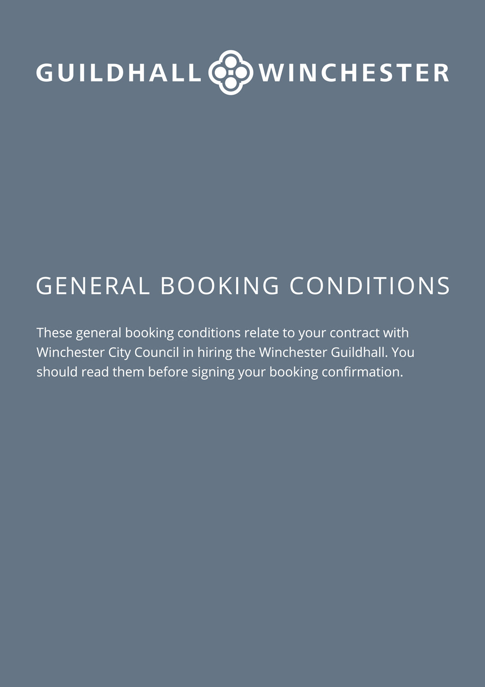 Booking Conditions